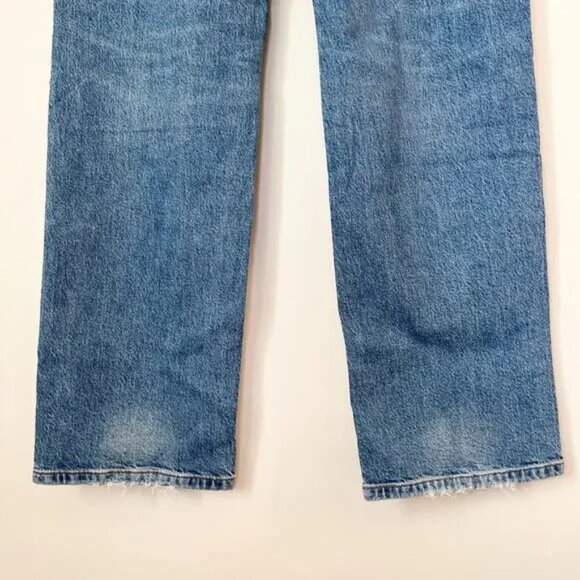 New AYR The LaLa Denim Jean Saturn Return Womens 34 Distressed - Picture 9 of 12